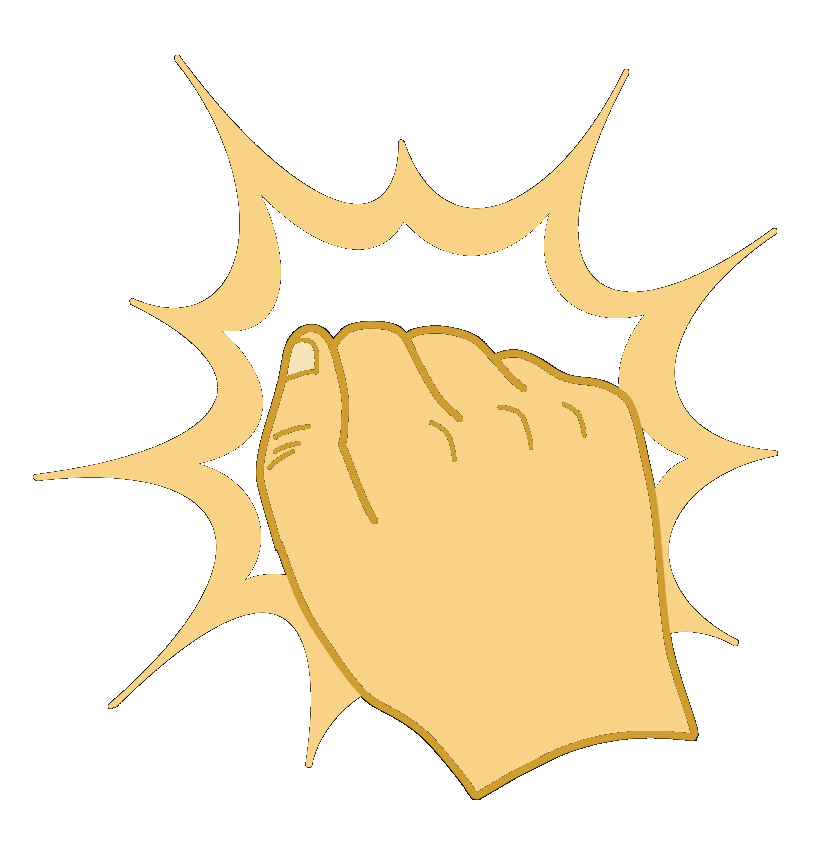 mano che bussa sulla vetrina del nostro studio di architettura per entrare