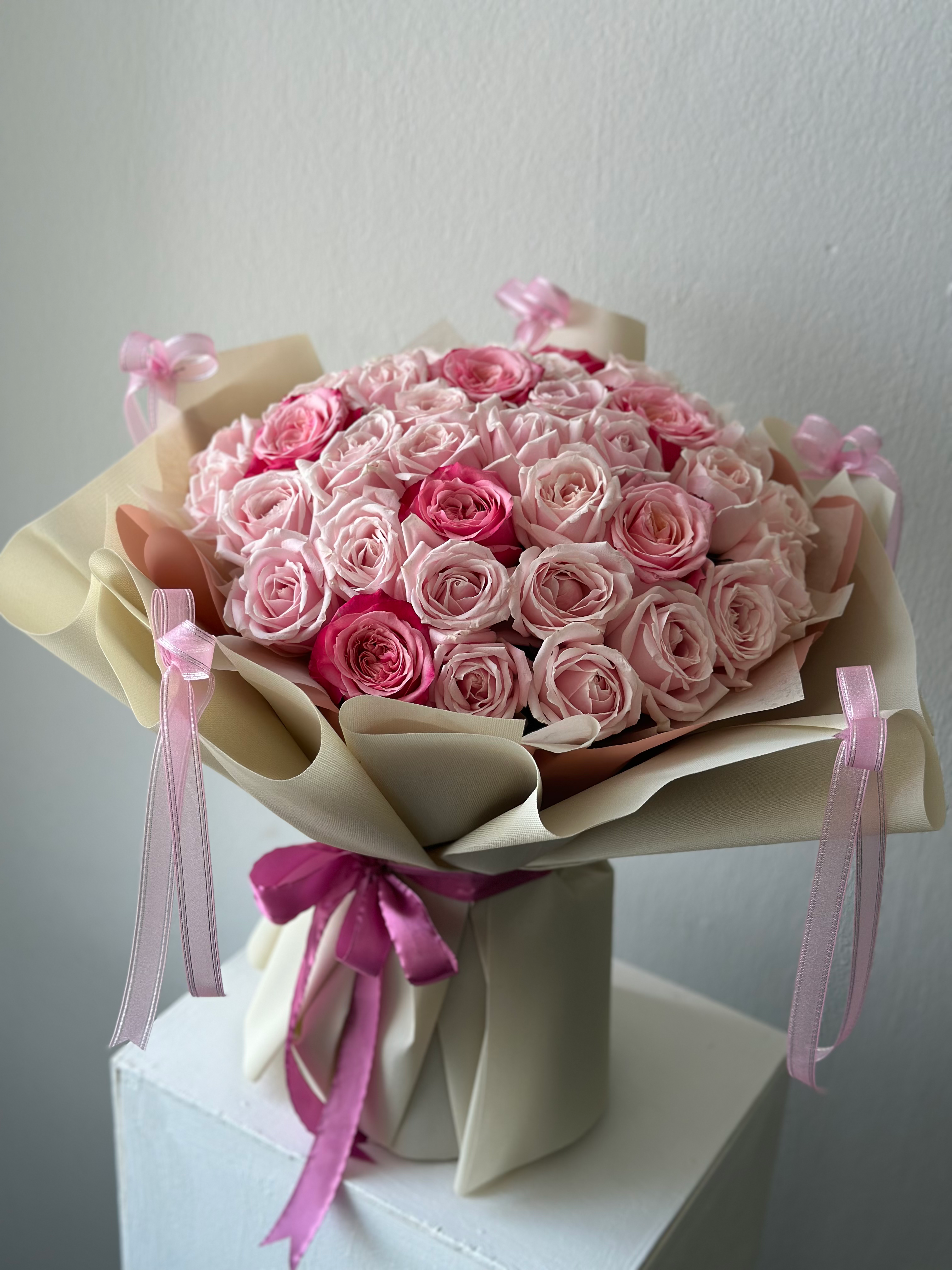 V-DAY - 'Barbie' Bouquet