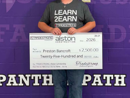 Congratulations, Preston Bancroft!