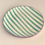 Miniatura: Plato Cerámica Rayas Verdes