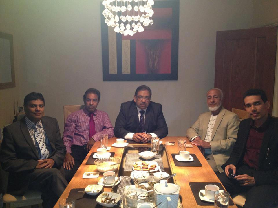 Tea at Shrewsbury 17.10.12 Ahmedus Samad