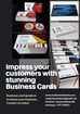 Impress your customers with stunning Business Cards!
