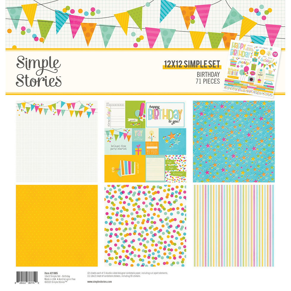 Birthday Simple Set Kit