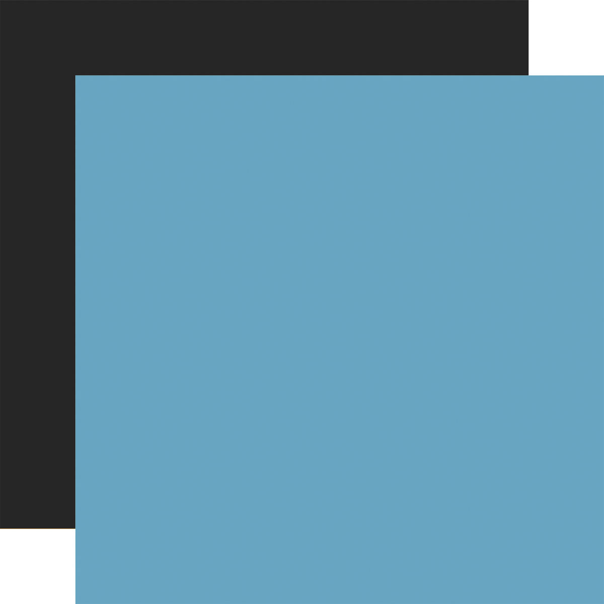 Blue/Black Dual Sided Designer Cardstock