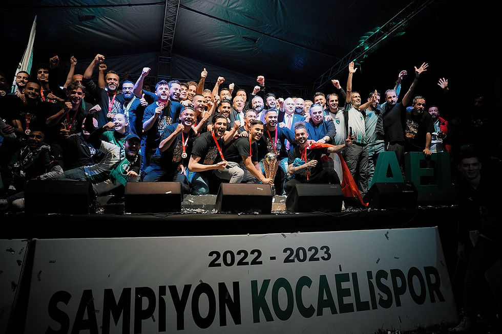 Kocaelispor Şampiyonluğu Coşkuyla Kutladı!