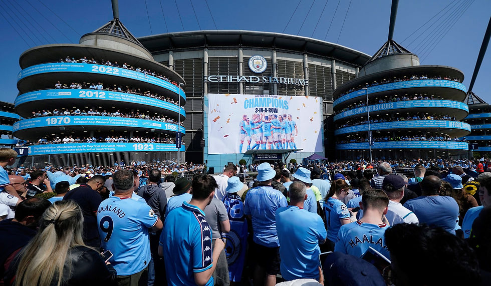 Manchester City şampiyon champion