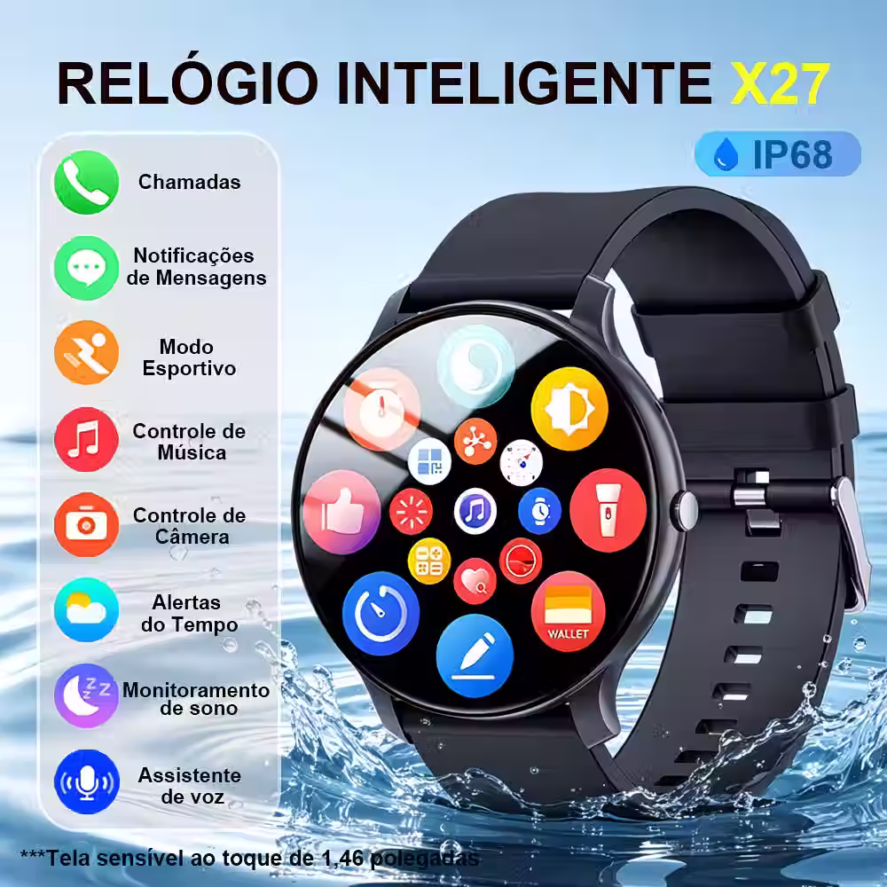 sSmartwatch with Health Monitoring and Bluetooth Call