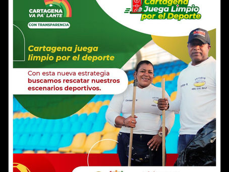Cartagena de Indias le juega limpio al deporte.