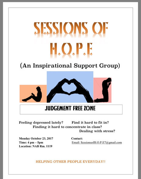 Sessions of HOPE Tomorrow in NAB!
