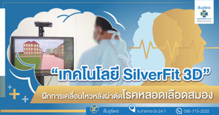 เทคโนโลยี Silverfit 3D ฝึกการเคลื่อนไหว หลังผ่าตัดหลอดเลือดสมอง 