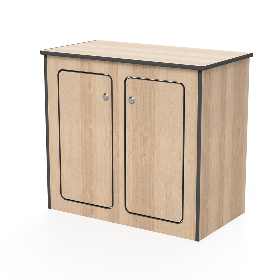 Thumbnail: campervan motorhome kitchen pod in lightweight plywood