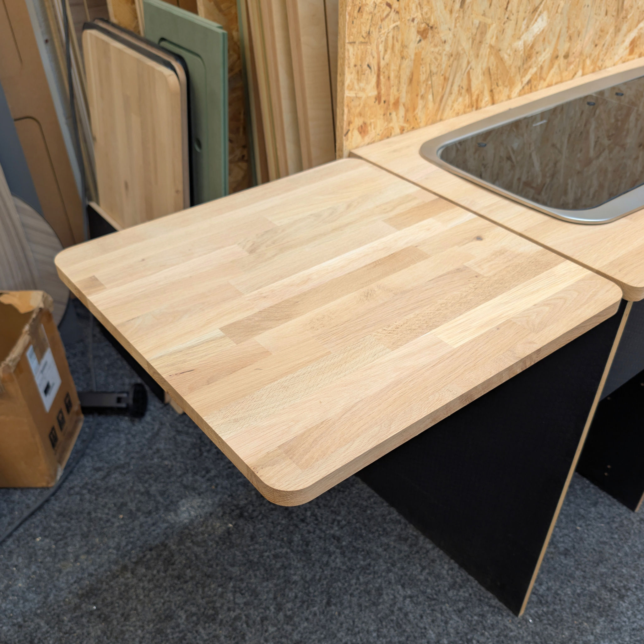 Square Table Top Solid Oak (Variety Of Sizes)