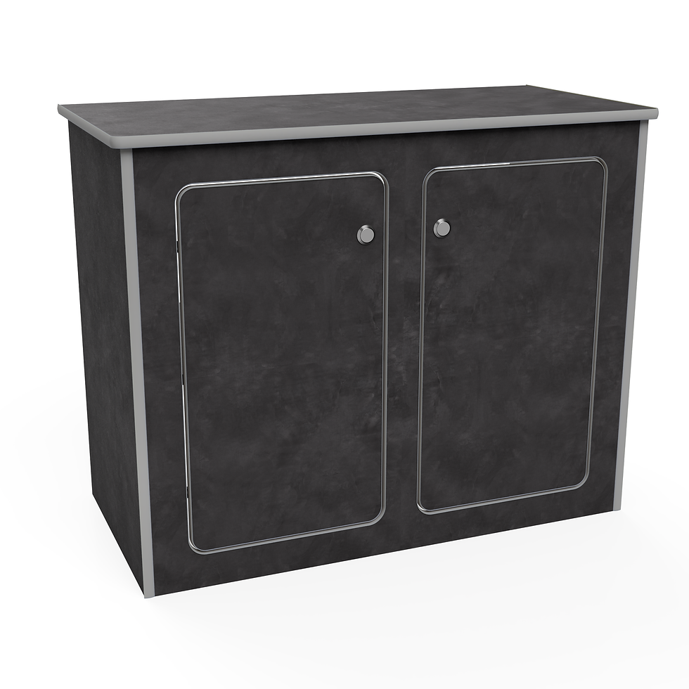 Thumbnail: Campervan kitchen Pod 101.2 convert to camper laminated plywood van conversion motorhome boat