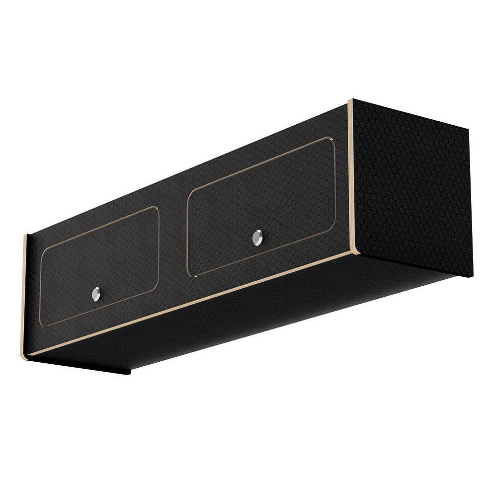 Thumbnail: Overhead cabinet Black Hex