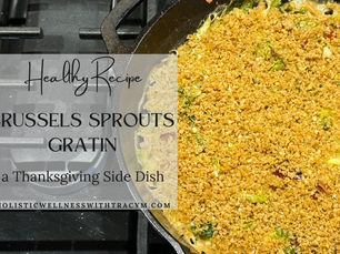 Brussels Sprout Gratin | Thanksgiving Side Dish