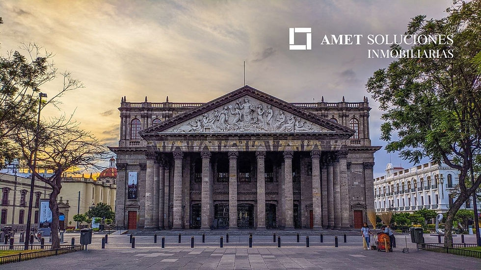 Teatro Degollado del Centro Histórico de Guadalajara