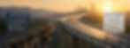 Sunset city bridge with signs comparing Complex Processes and Connected Experiences, from disconnected systems to seamless workflows.