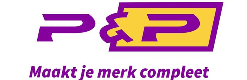 logo van p&p projects voor merchandise en meer voor uw merk