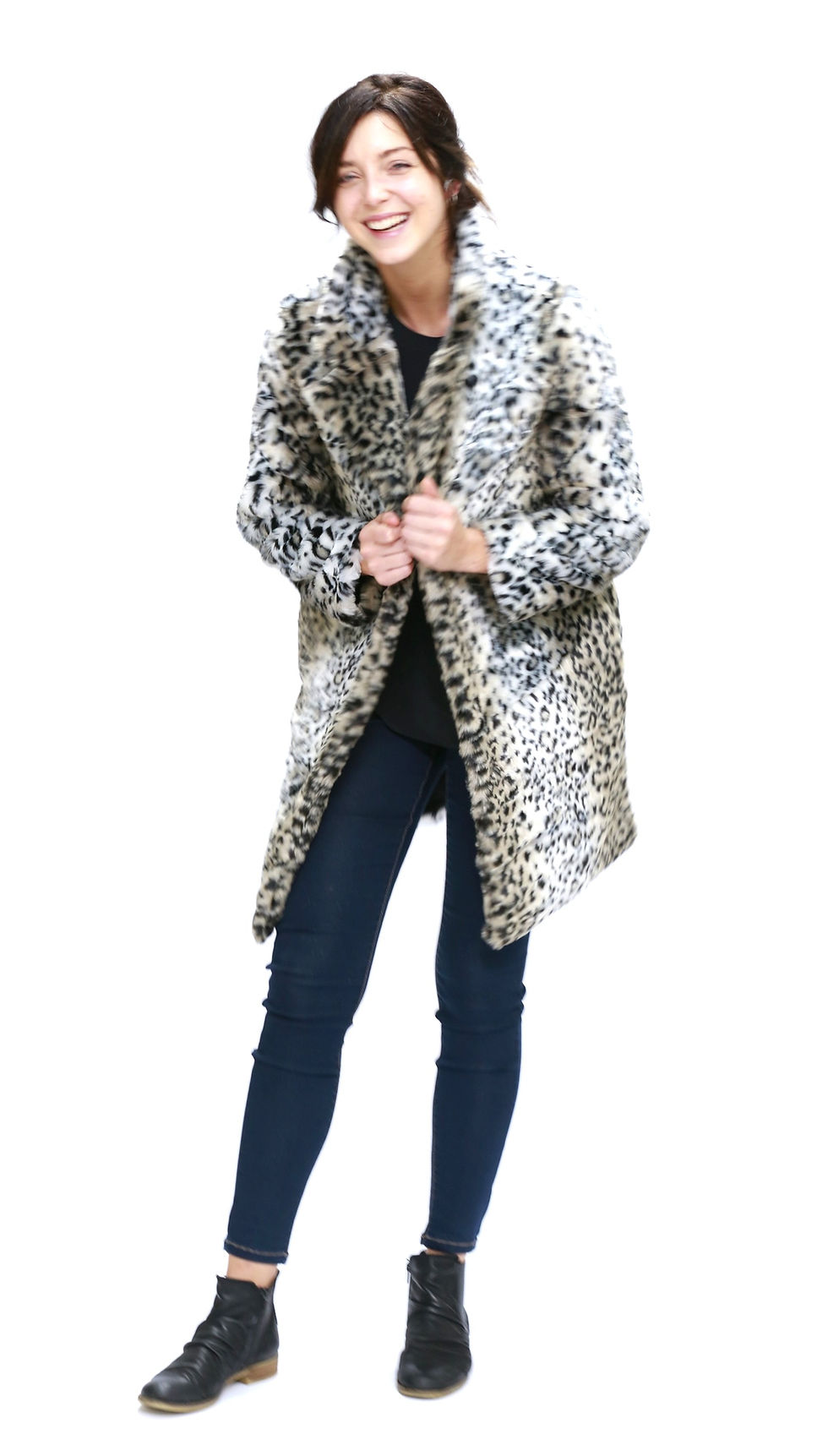Thumbnail: Beech & Bird "Wildcat" faux fur coat