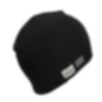 Thumbnail: Punch Park "Reflection" knitted wool blend hat in black