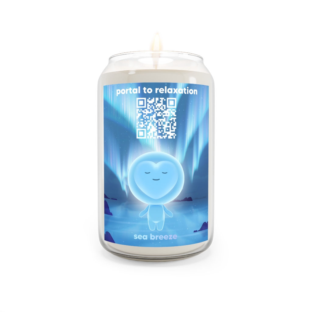 Portal To Relaxation with Ebbi, Sea Breeze Scented Aromatherapy Candle, 13.75oz