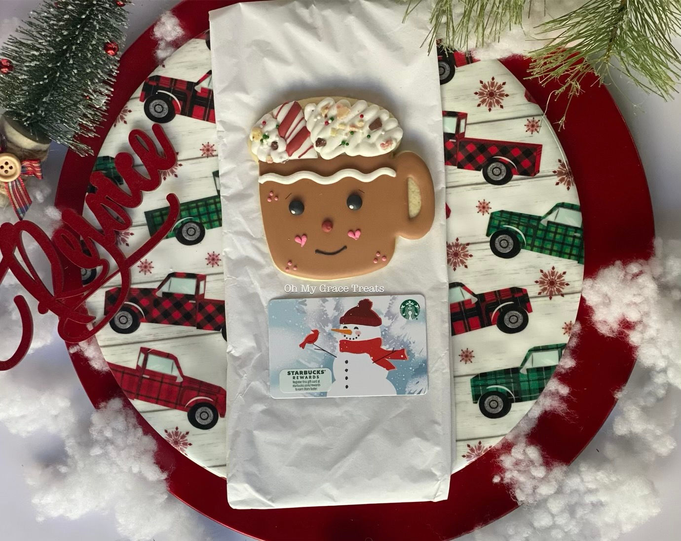 Gingerbread Mug Cookie Set