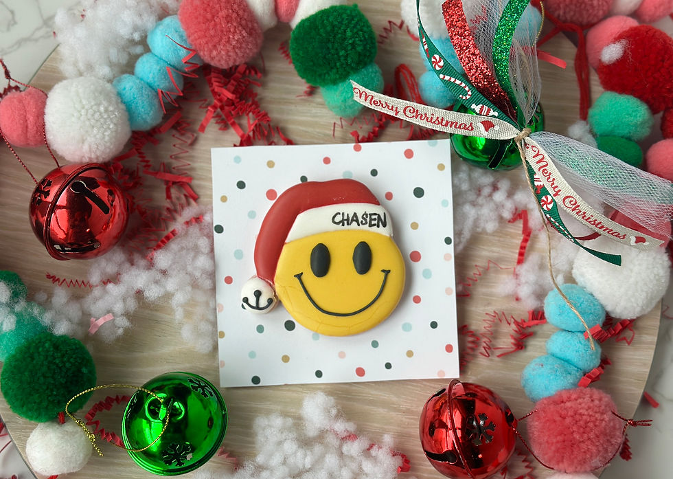 Santa Hat Smiley Face