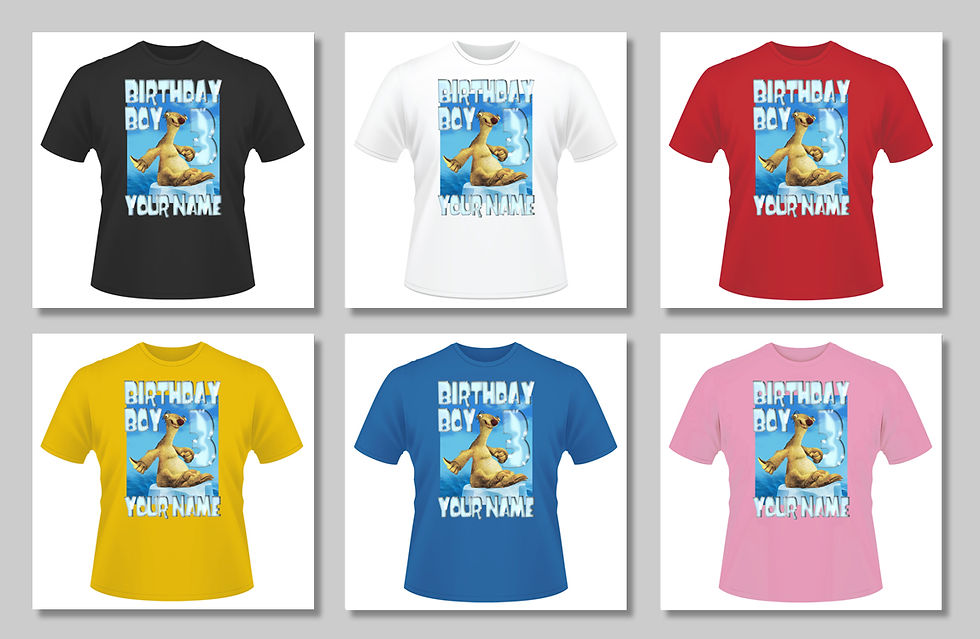 Thumbnail: copy of Ice Age Birthday Boy
