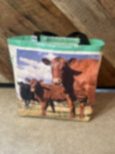 3 Cows Feed Sack Bag