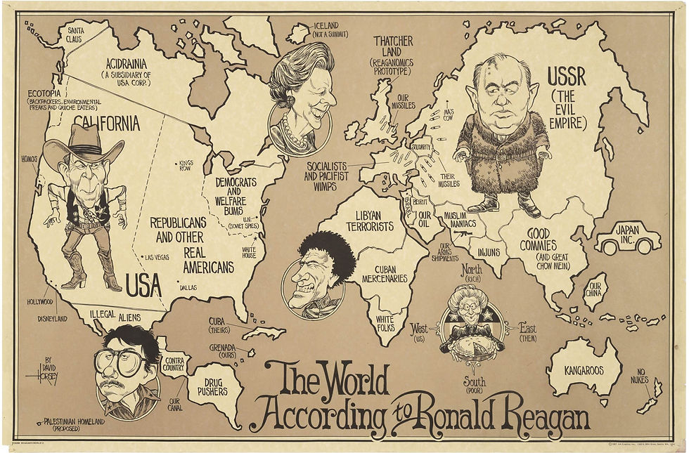 I Had This Map in My Room... in 1987.