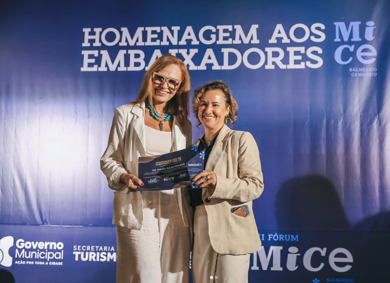 SOGISC agradece a honraria concedida pelo Balneário Camboriú Convention & Visitors Bureau