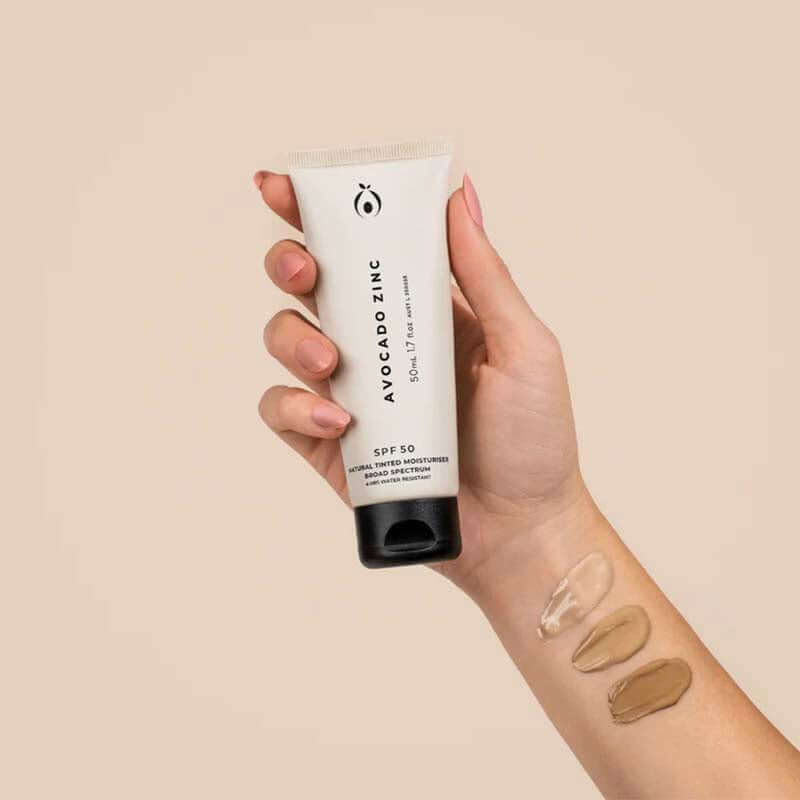 Thumbnail: SPF 50 Natural Tinted Moisturiser - Avocado Zinc