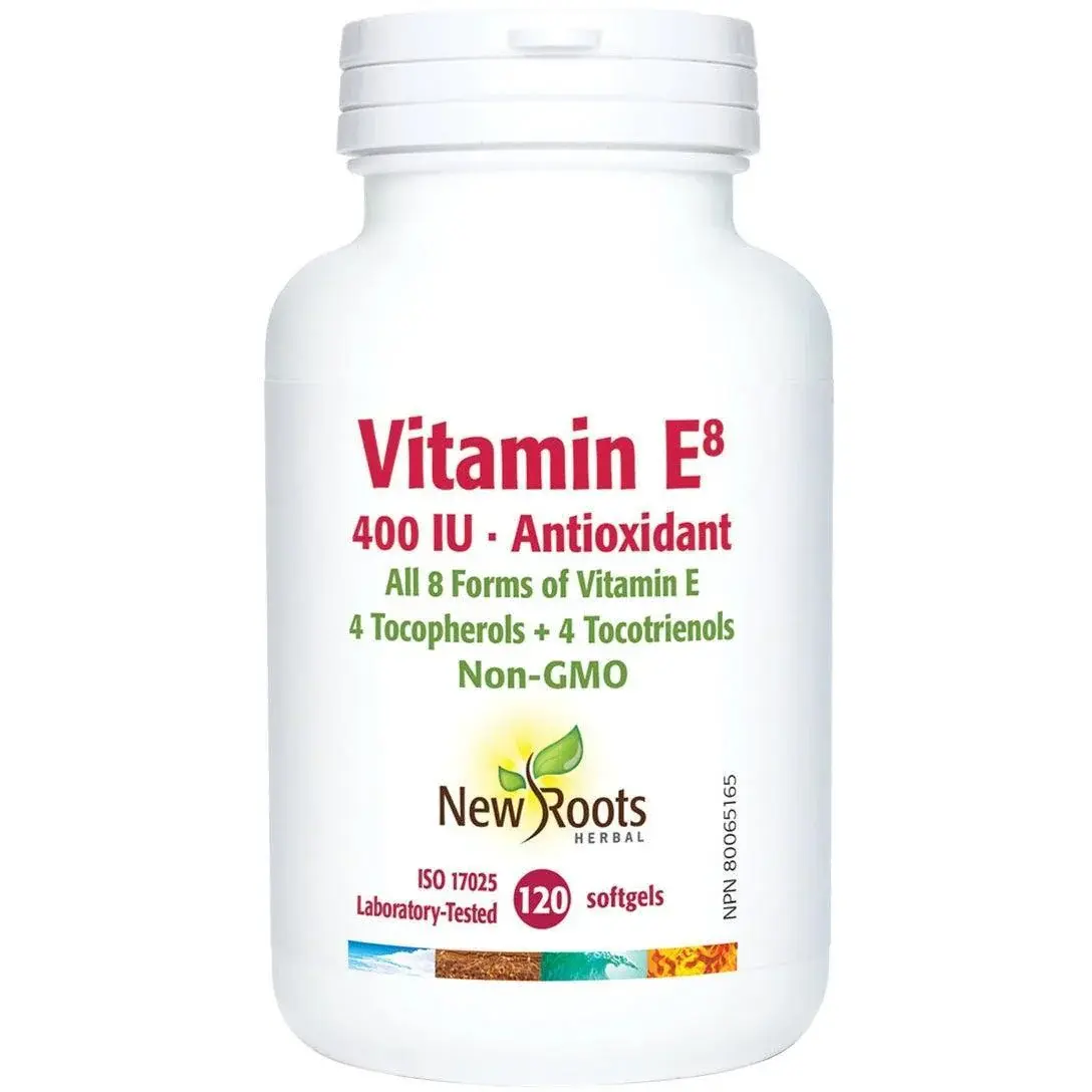 New Roots Vitamin E⁸ · 400 IU, 120 softgels