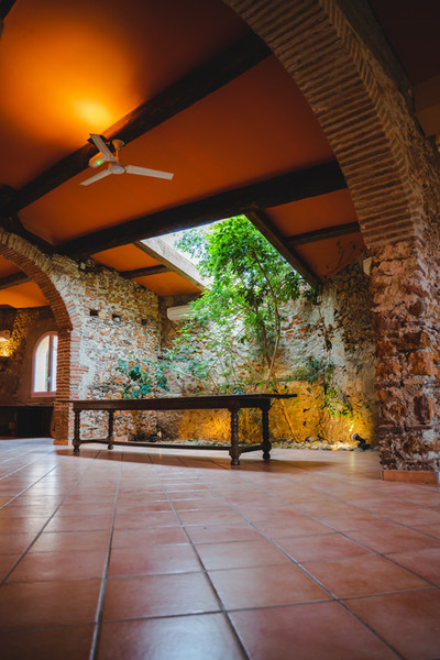 La salle de réception du Domaine Bellavista