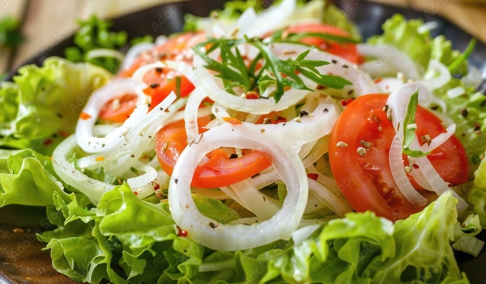 Arranged Food and Objects