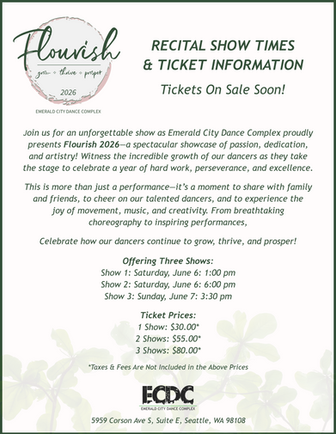 Flourish: The Emerald City Dance Complex Recital