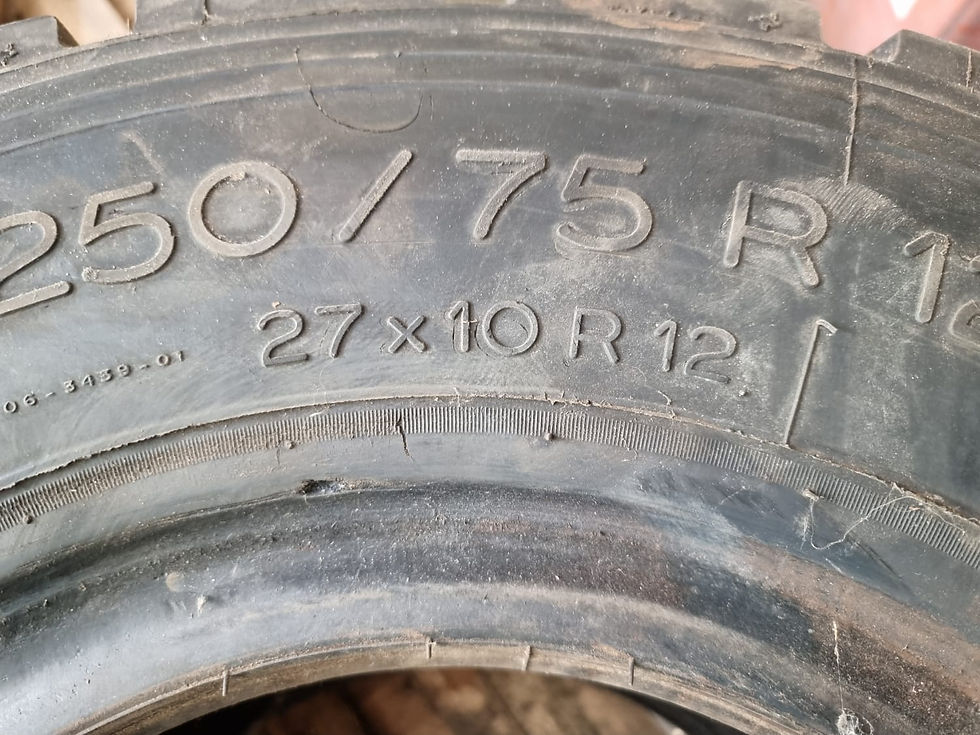 Miniature : Pneus Michelin X Radial 250/75 R 12 27x10R 12 XZM