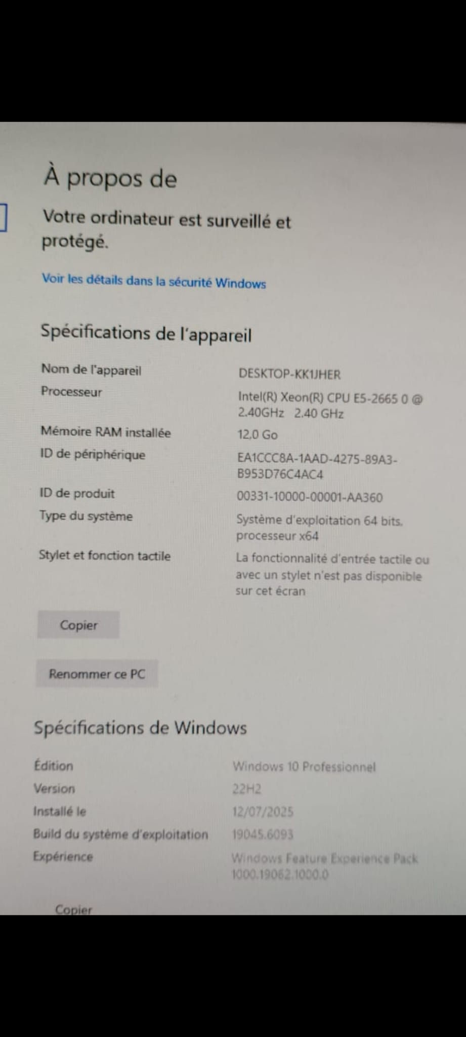 Miniature : Tour Ordinateur Pro DELL Précision Zeon T3600 Intel(R) CPU E5-2665 0 2.4 GHz12Go