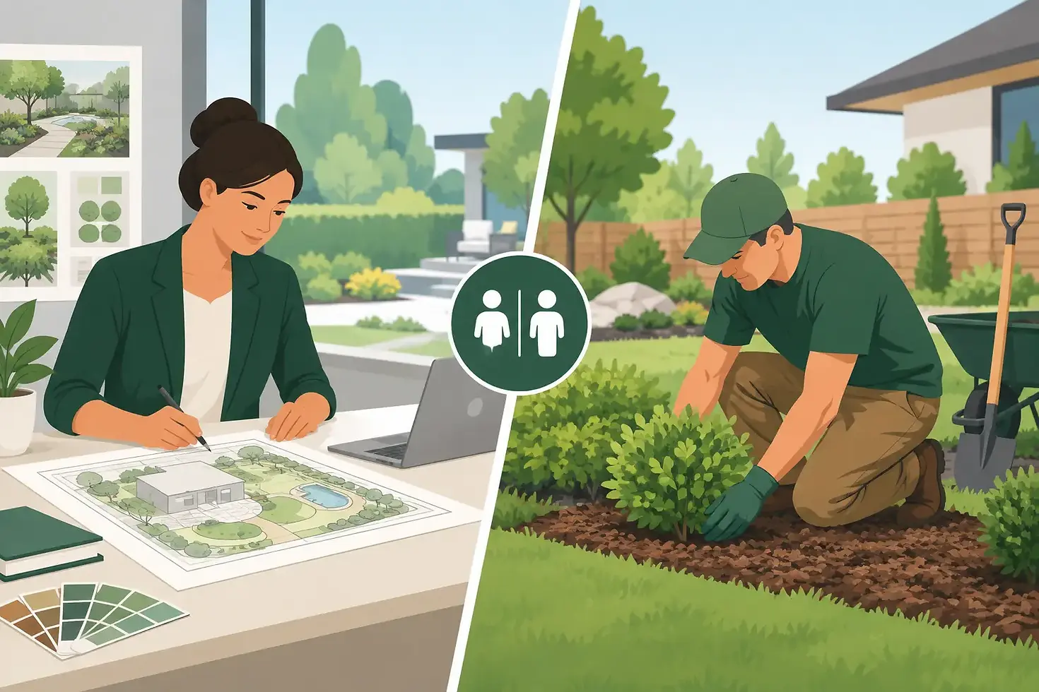 Landscape Designer Versus Landscaper: Who to Hire?
