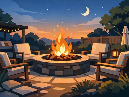 Backyard Fire Pit Installation for Lasting Evenings