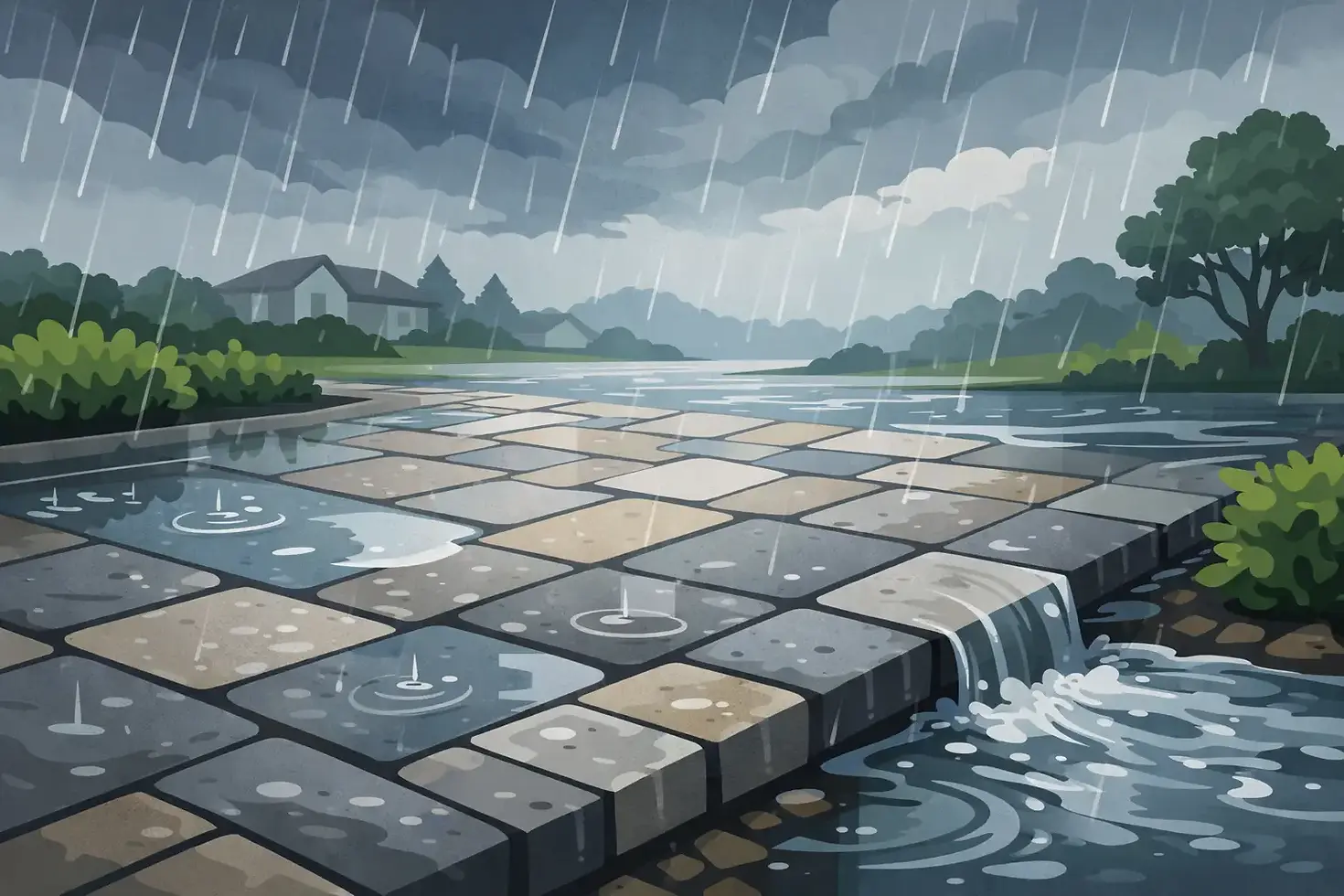 Can Pavers Handle Heavy Rain? What Matters Most