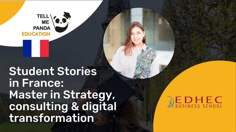EDHEC Business School I Master in Strategy, consulting & digital transformation I Study in France