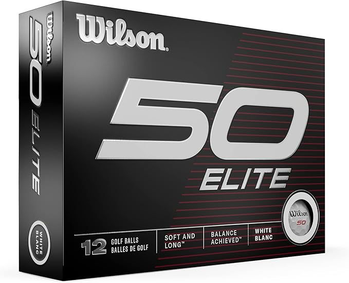 Wilson Fifty Elite Golf Balls - 12 Pack