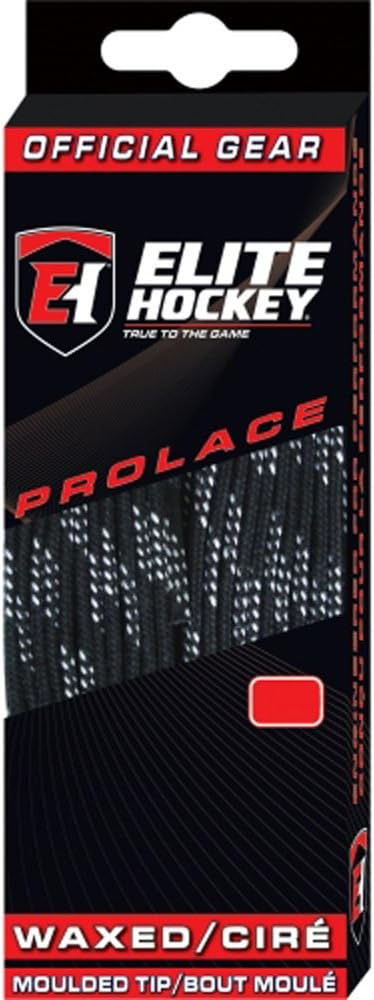ELITE Hockey Prolace Waxed Hockey Skate Laces_black_edited