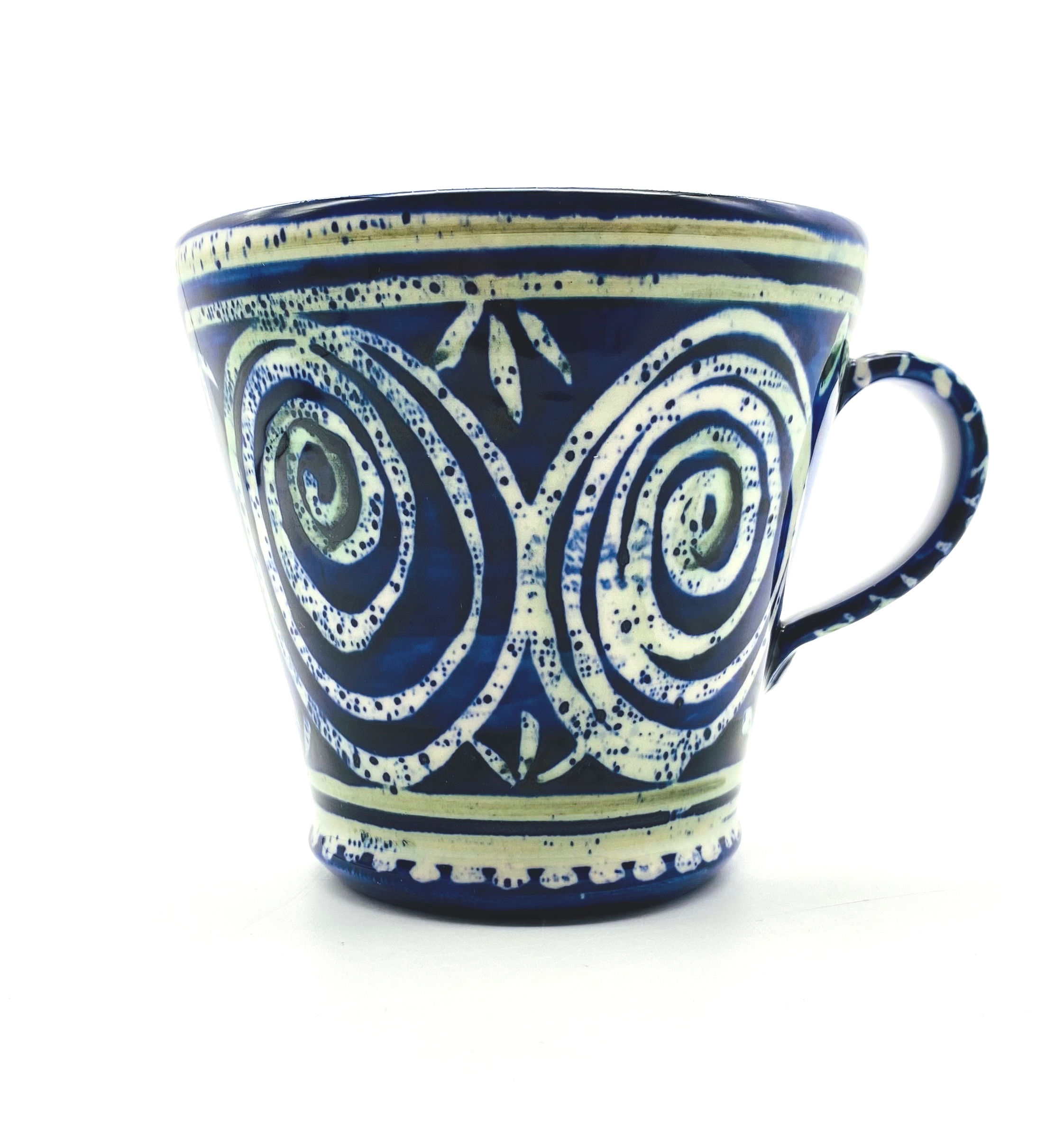 Pru Green - Spiral Batik Mug