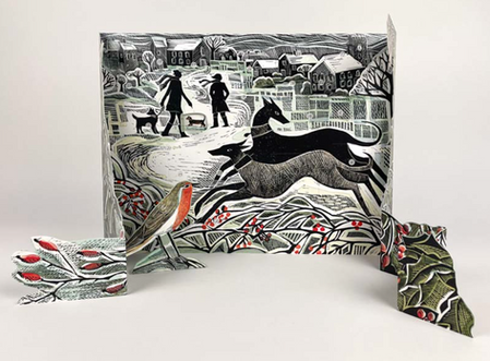 Angela Harding - Advent Calendar - Whippet Wonderland