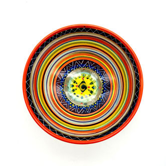 Pru Green - Small Saturn Bowl