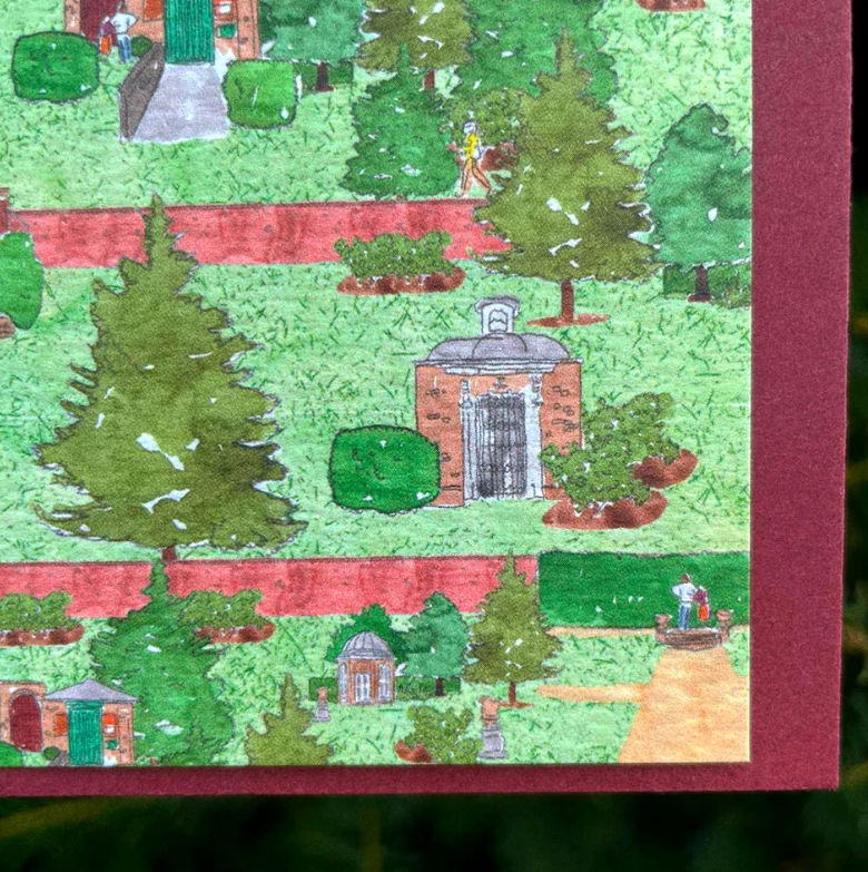 Thumbnail: Emily May - Saffron Walden Bridge End Gardens Greeting Card