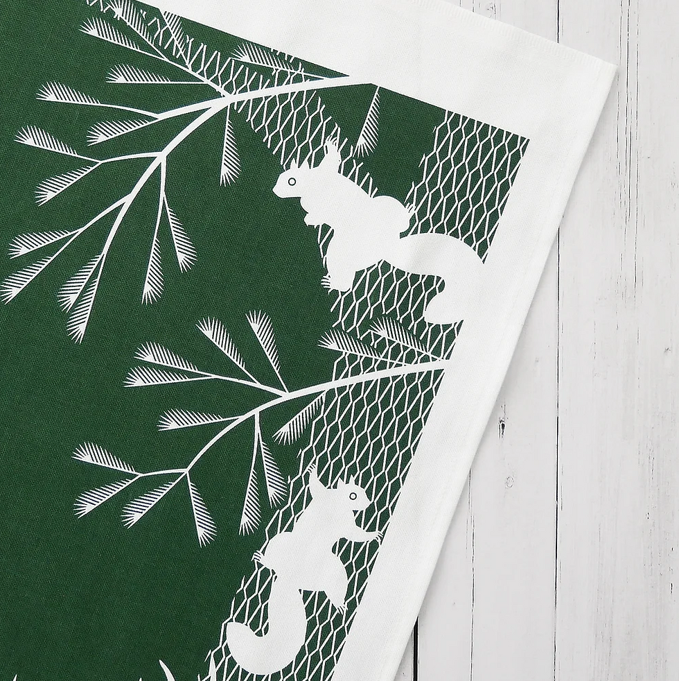 Thumbnail: Ashley Hutchinson - 'Stag in the Woods' Tea Towel
