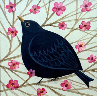 Catriona Hall - ‘Blackbird and Blossom’